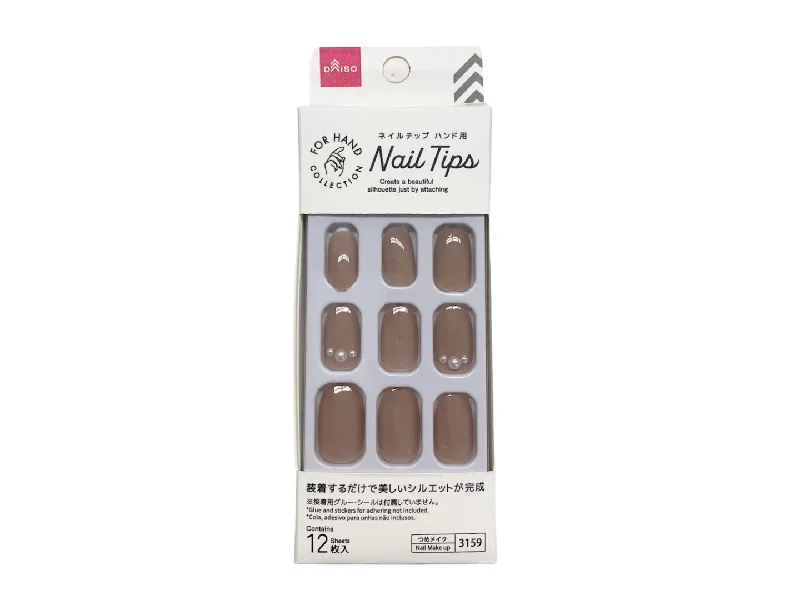  -Anti-slip claw protection raincoat FOR dogsNail Tip -Hand - Pearl Ash Brown-