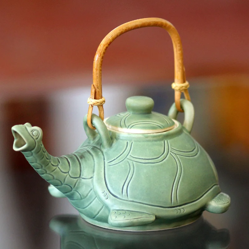 Pet ProductsLingering Turtle Unique Ceramic Teapot