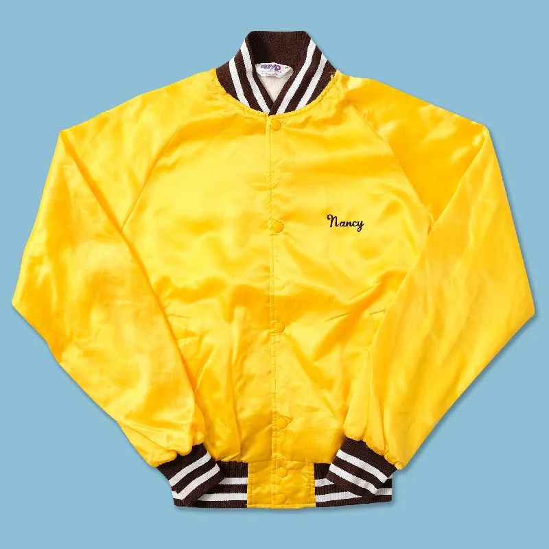 - Pregnant cat delivery room warming boxVintage Satin College Jacket Medium