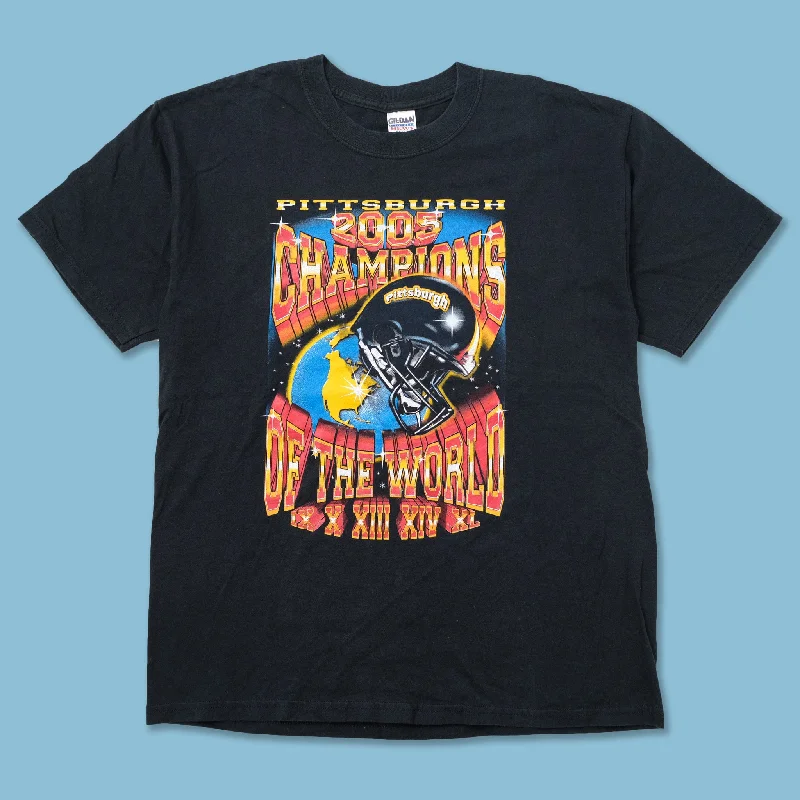 - ​​Christmas pet Christmas clothing2005 Pittsburgh Steelers T-Shirt Large