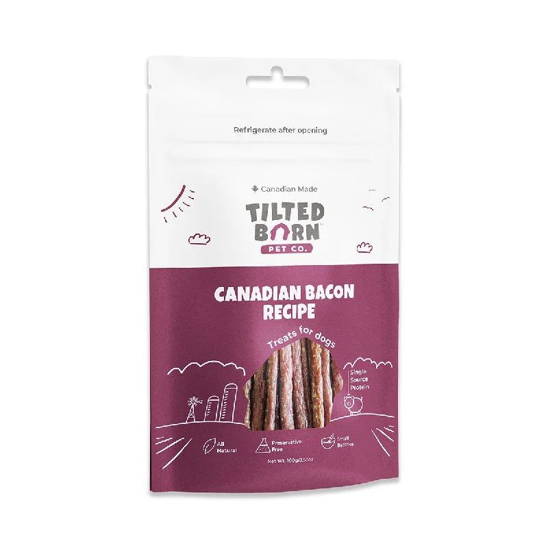 Classification by function or use:Canadian Bacon Dog Treats