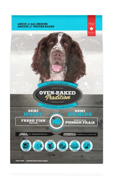 - Special food for senior dogsOven-Baked Tradition Dog Semi-Moist Fish 20 lb