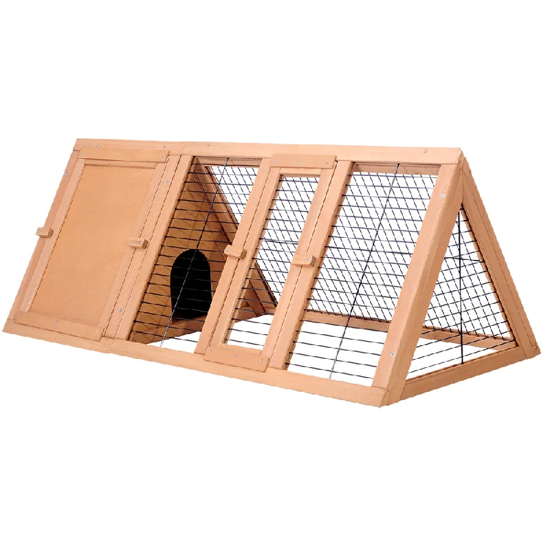 - Dog anti-slip mati.Pet Rabbit Hutch 119cm x 51cm x 44cm Chicken Coop Large Run Wooden Cage Outdoor