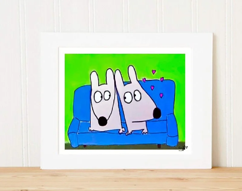 - Chinchilla cooling ice nest ceramic plateMatted Art Print | Stinky Dog Amour