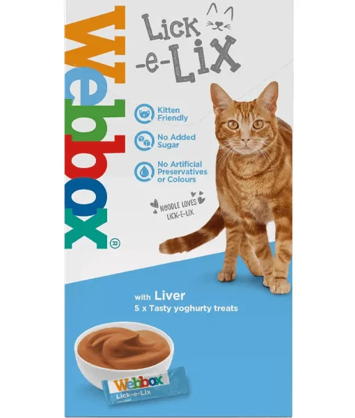 - How is Bricky cat food? Webbox - Lick-e-Lix Liver Creamy Sausage Cat Treats 5 Sachets - How is Bricky cat food? Webbox - Lick-e-Lix Liver Creamy Sausage Cat Treats 5 Sachets