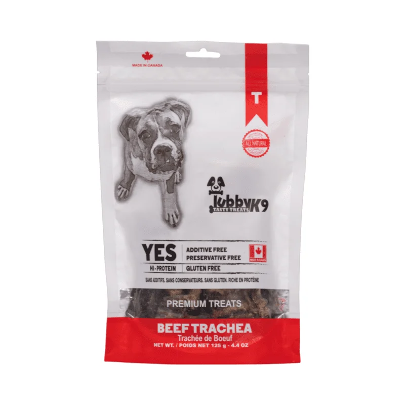 - Natural ingredient dog foodTubbyK9 Beef Trachea - 125g