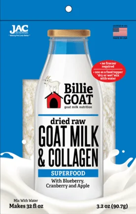 - Dog food nutritional analysisJac Dried Goat Milk & Collagen Topper Superfood 3.2oz - Dog food nutritional analysisJac Dried Goat Milk & Collagen Topper Superfood 3.2oz
