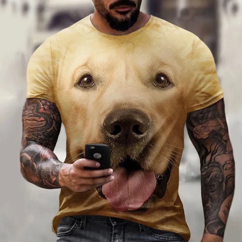 - Custom pet birthday cakeAnniepaw Men's T-shirt With Dog Graphic 3D Full Print Pet Dog Men Clothing Summer Short Sleeve Casual Oversized Tee Shirt Fashion Tops - Custom pet birthday cakeAnniepaw Men's T-shirt With Dog Graphic 3D Full Print Pet Dog Men Clothing Summer Short Sleeve Casual Oversized Tee Shirt Fashion Tops
