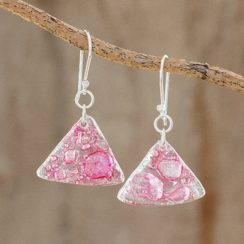 - Pet electric nail grinder silent modelRosy Geometry Pink Triangular Recycled CD Dangle Earrings from Guatemal