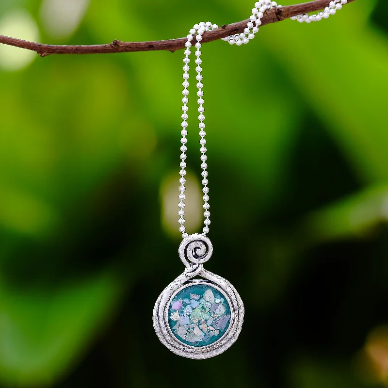 - Cat nail clippers with LED lightsGlittering Moon Artisan Crafted Roman Glass Pendant Necklace from Thailand