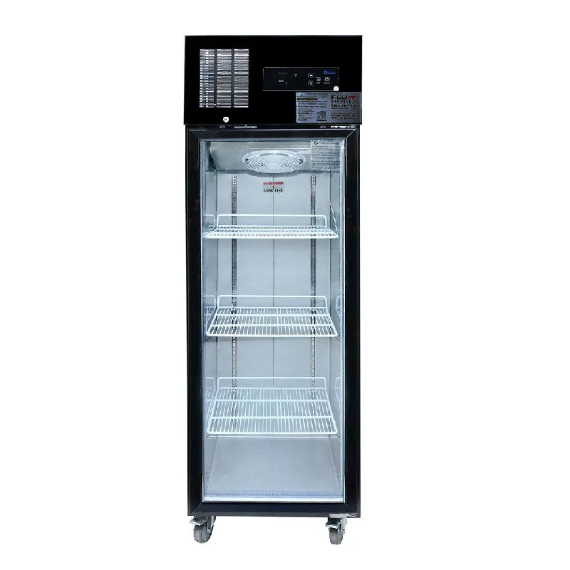 - Remote interactive pet feeder2NDs: Single Glass Door Upright Freezer Black Stainless Steel SUFG500B-NSW1474