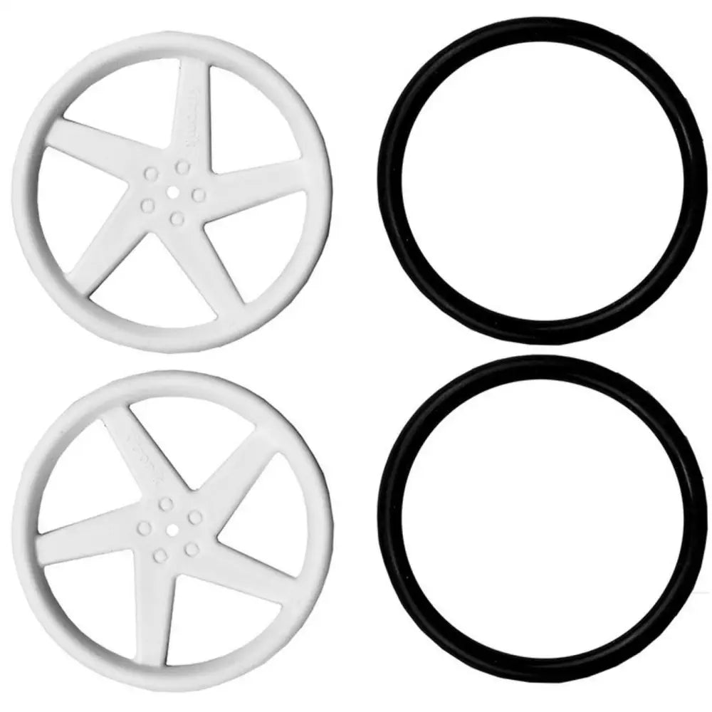 ---63mm Servo Wheel - White (2pk)