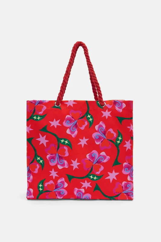 - Air box TSA certified check-inPeruvian Lily Canvas Tote