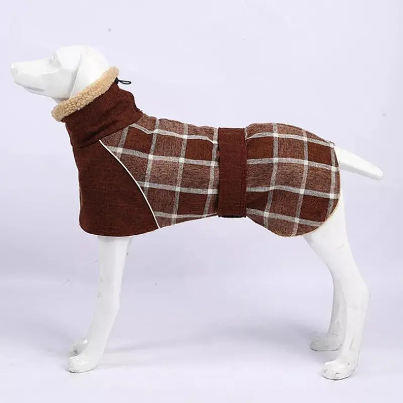 - Dog anti-slip matAnniepaw British Plaid Winter Dog Coat Reflective Windproof Warm Jacket for Small to Large Dogs 3XL Checked Snow Outfit