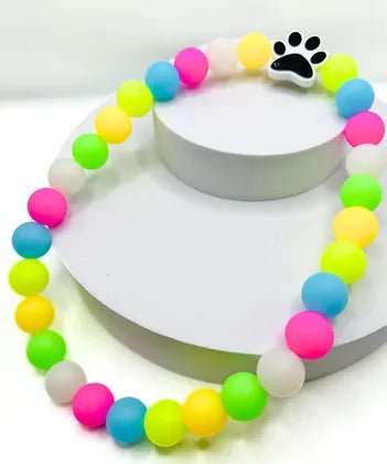 Pet sun protection clothes“Carnival” Glow In The Dark Beaded Pet Collar