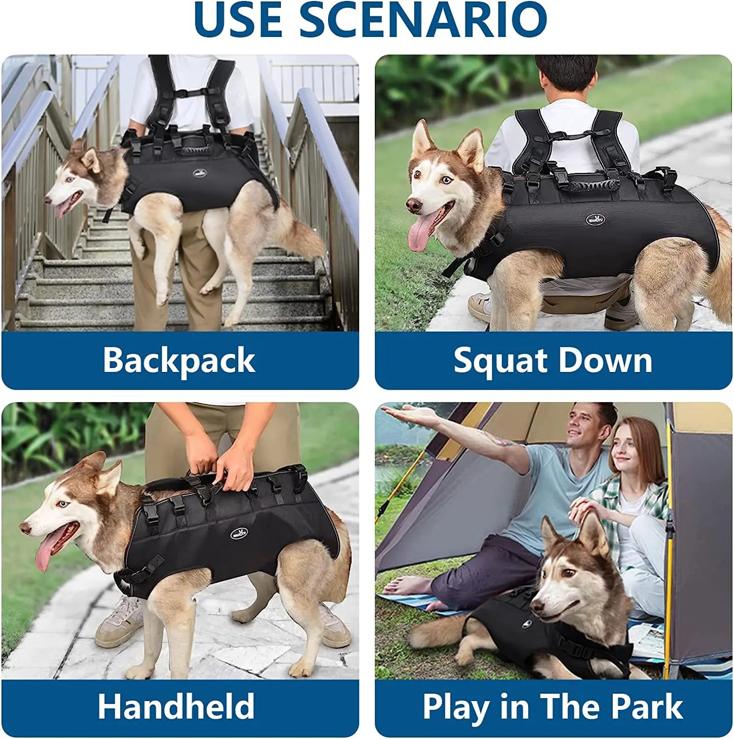 -Anti-slip claw protection raincoat FOR dogsAnniePaw Dog Lift Harness Sling - Hind Leg Support for Senior Dogs -Anti-slip claw protection raincoat FOR dogsAnniePaw Dog Lift Harness Sling - Hind Leg Support for Senior Dogs