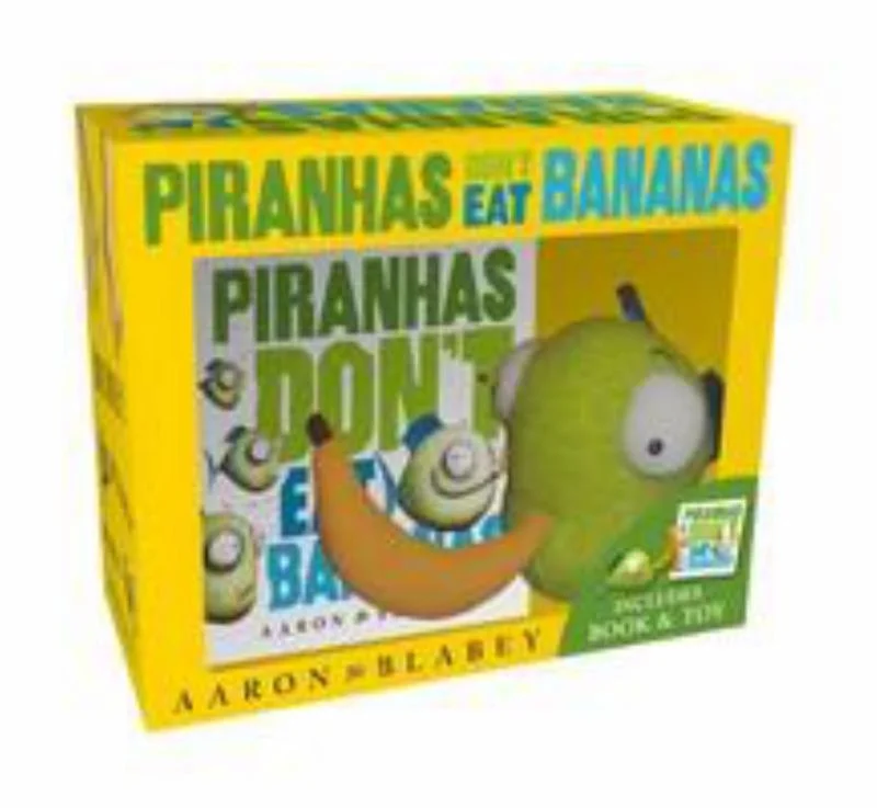 - Rabbit grass rack to prevent waste food boxPiranhas Don't Eat Bananas Mini Boxed Set with Plush - Rabbit grass rack to prevent waste food boxPiranhas Don't Eat Bananas Mini Boxed Set with Plush