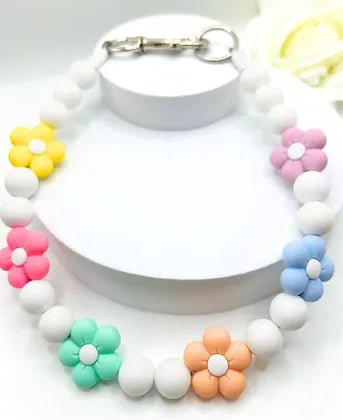 Pet winter warm clothesFull Blooms Beaded Pet Collar