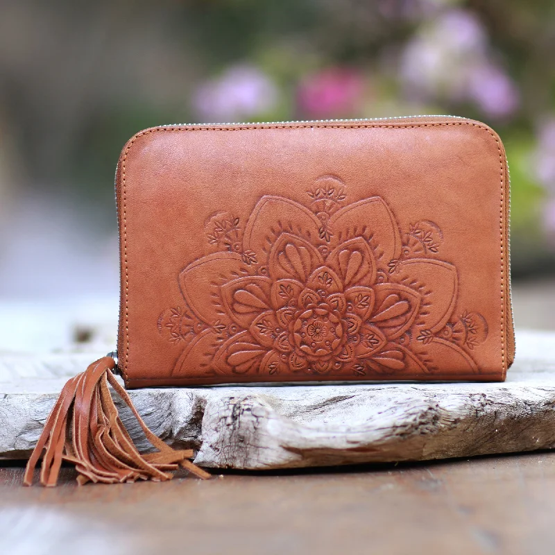 -Anti-scratch scratching board AND cat bed in onePadma Bloom Lotus Pattern Leather Clutch Crafted in Bali -Anti-scratch scratching board AND cat bed in onePadma Bloom Lotus Pattern Leather Clutch Crafted in Bali