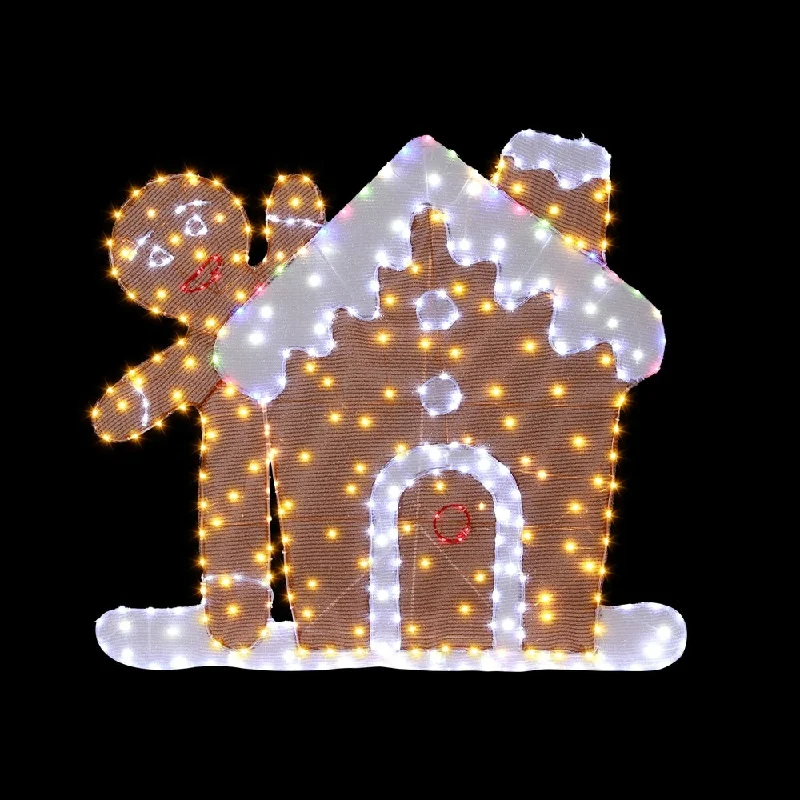 - Pregnant cat delivery room warming box330 LED Christmas Lights Gingerbread Motif Fairy Light Decoration Jingle Jollys - Pregnant cat delivery room warming box330 LED Christmas Lights Gingerbread Motif Fairy Light Decoration Jingle Jollys