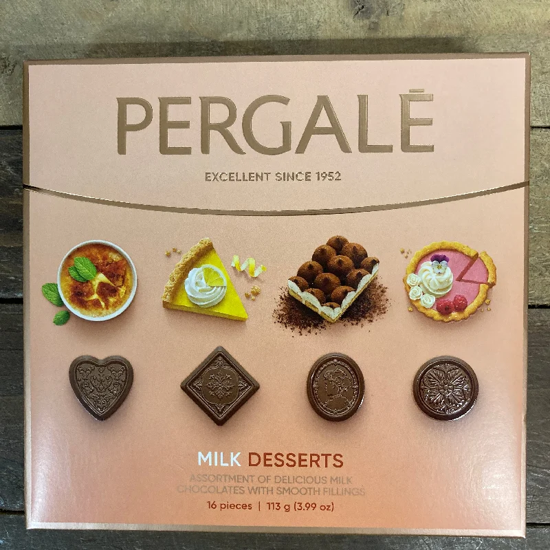 - Automatic temperature adjustment cat bed16x Pergale Milk Desserts Chocolates (1 Box of 16 Chocs)