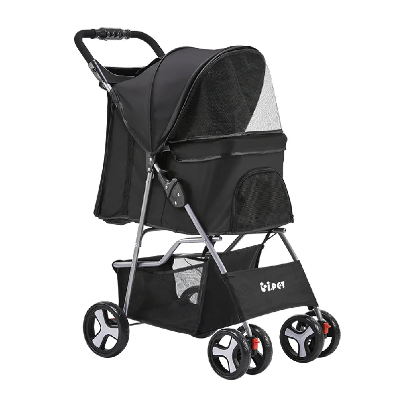 Pet Productsi.Pet 4 Wheel Pet Stroller - Black