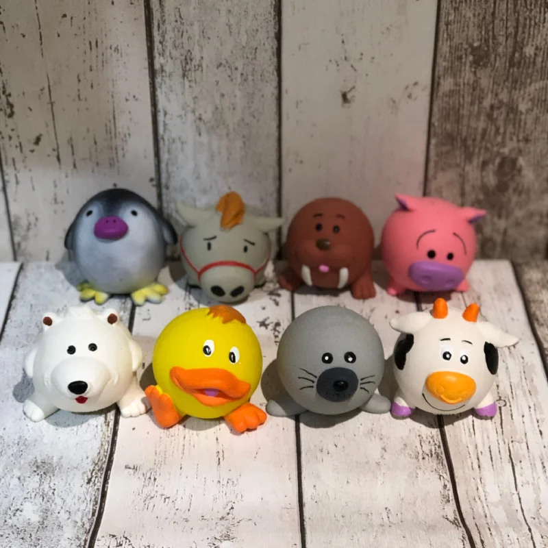 - Hamster toy recommendationsSqueaky Latex Animal Toy Dog Balls