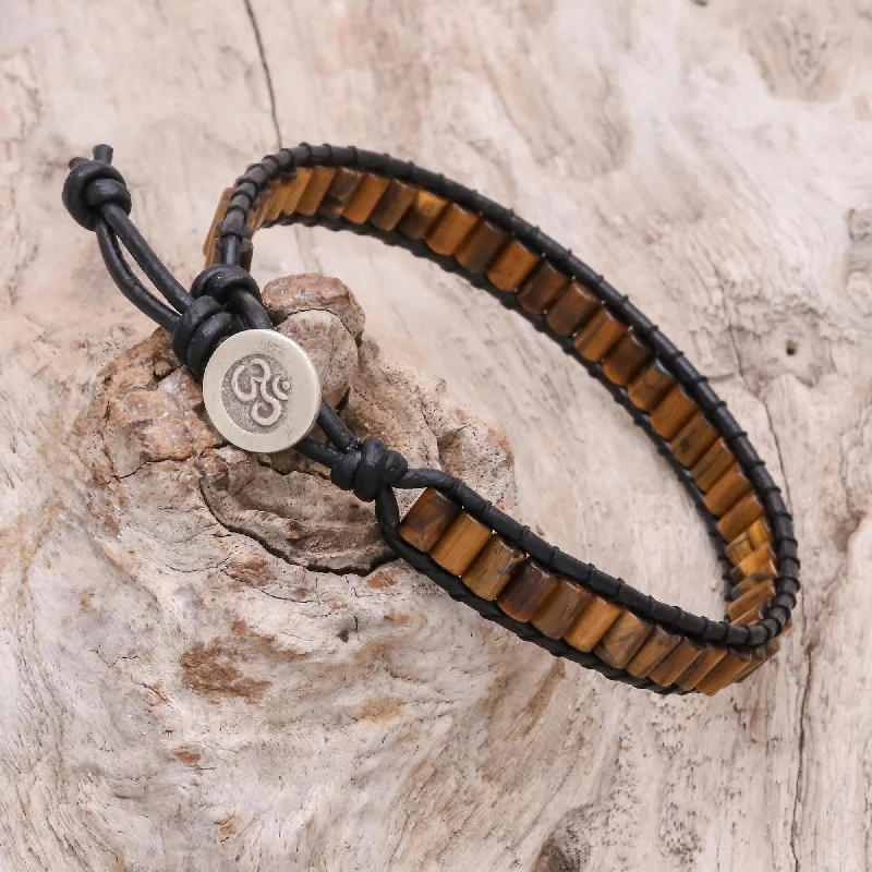 - Cat stress soothing sprayChannels Tiger's Eye Beaded Wristband Bracelet with Leather - Cat stress soothing sprayChannels Tiger's Eye Beaded Wristband Bracelet with Leather