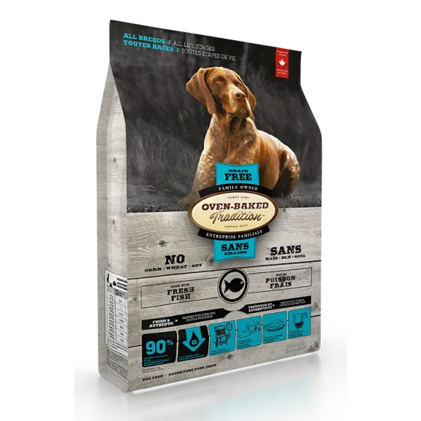 - Dog food helps the digestive systemOven-Baked Tradition Dog GF Fish 25 lb