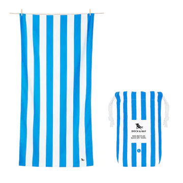 - Natural latex pet mattressExtra Large Beach Towel Bondi Blue - Cabana Collection