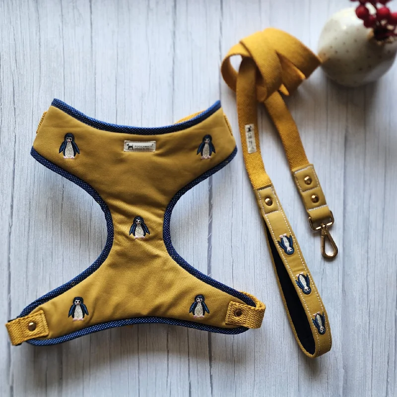 - Cat anti-jump window safety netPoochMate Mustard Penguin Dog Harness & Lead Set