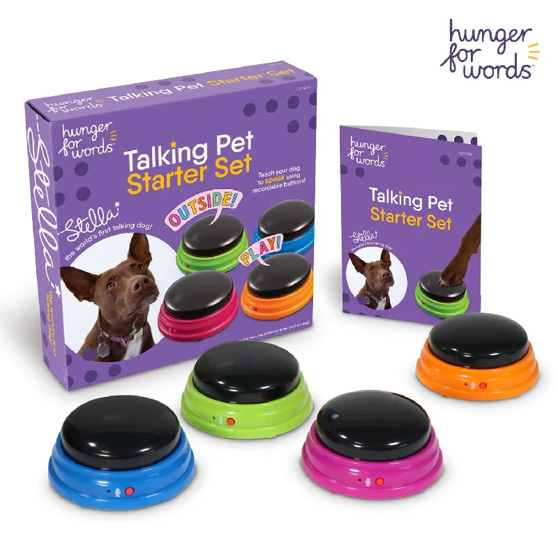 - Winter warm clothes for short-haired dogsHunger For Words Talking Pet Starter Set