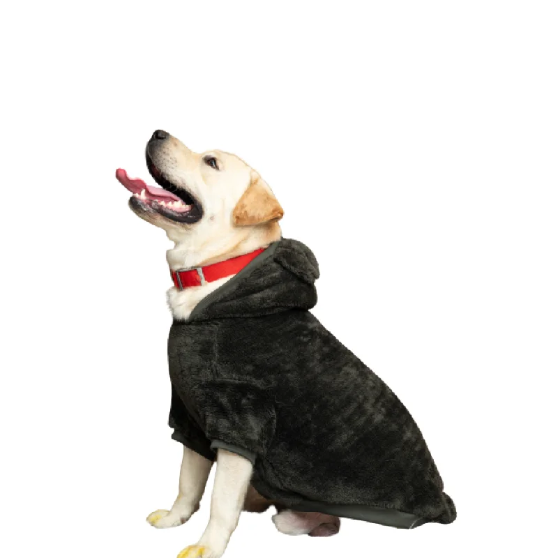 - Organic cotton dog bibsPetsnugs Fluffy Sweatshirt for Dogs and Cats (Olive Green)