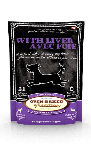 - ProNevus dog food palatabilityOven-Baked Tradition Dog Treat Liver 8 oz