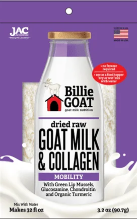 - The effect of dog food on hairJac Dried Goat Milk & Collagen Topper Mobility 3.2oz