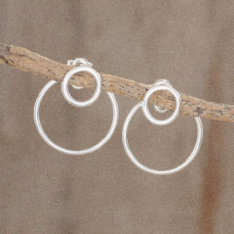 - Pet fence foldable indoorPlanetary Rings Circular Sterling Silver Drop Earrings from Guatemala
