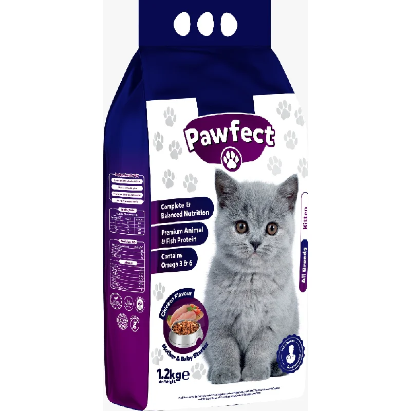 - Organic cotton dog bibsPAWFECT KITTEN CAT FOOD 1.2 KG