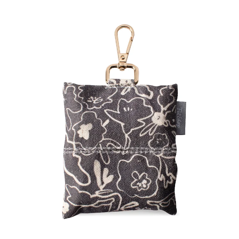 Pet custom clothesMessy Flower Dog Canvas Waste Bag Dispenser