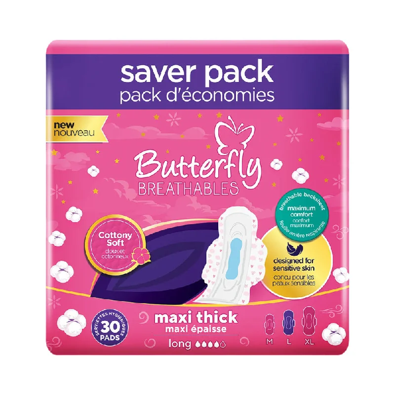 - Postoperative pet anti-licking Elizabethan collarBUTTERFLY COTTONY SOFT MAXI THICK LONG 30 PCS
