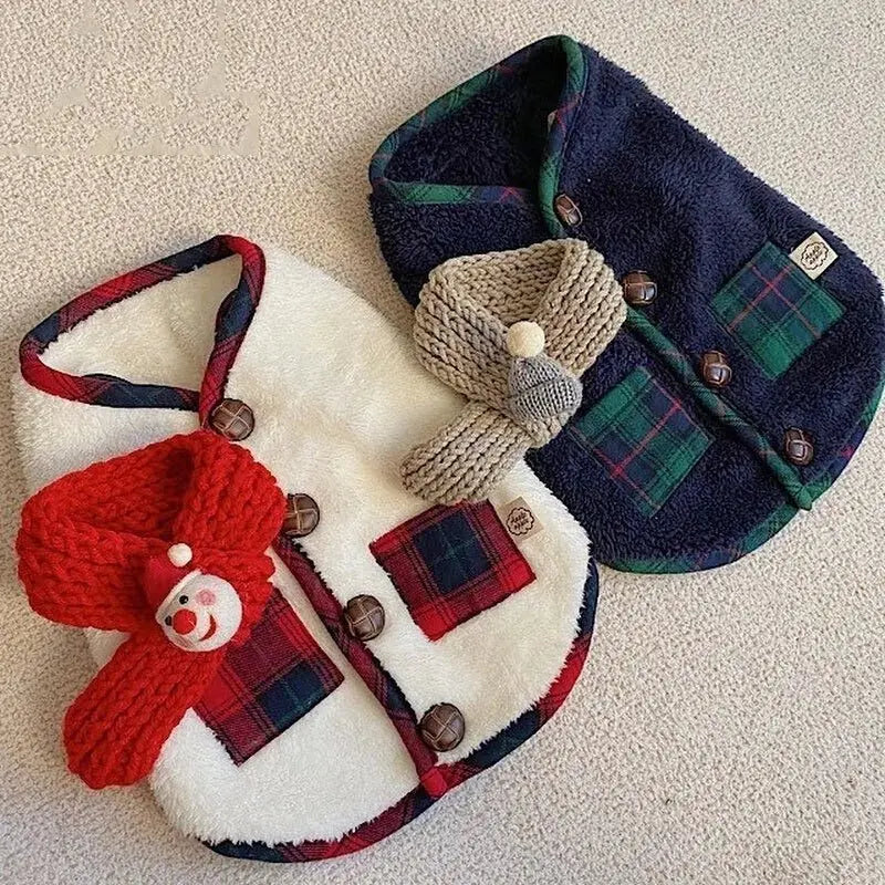 - Dog disposable foam shower gelAnniePaw Winter Fleece Dog Coat with Scarf - Small Pet Apparel