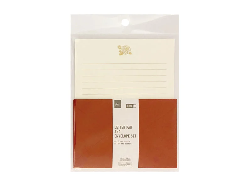 - Winter warm clothes for short-haired dogsLETTER PAD AND ENVELOPE SET ROSE