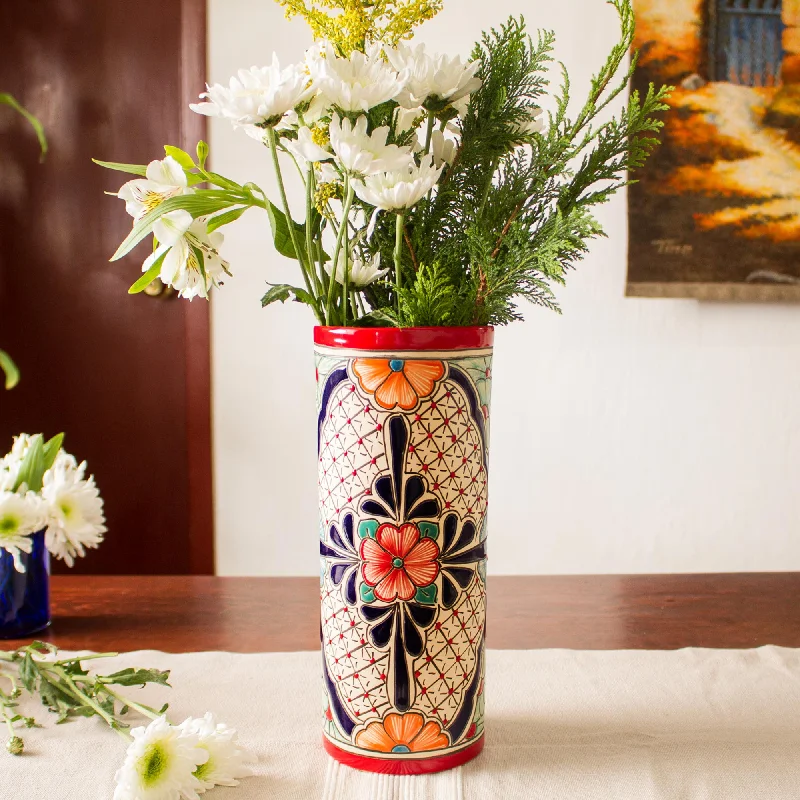 - Pet monitor with cameraFloral Desire Handmade Floral Talavaera Ceramic Vase from Mexico