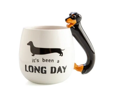 - Solid wood cat climbing frame customizedFurever Pets Dachshund 3D Handle Mug