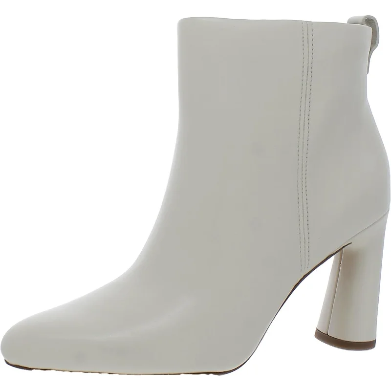 Hillside Womens Leather Heels Ankle Boots