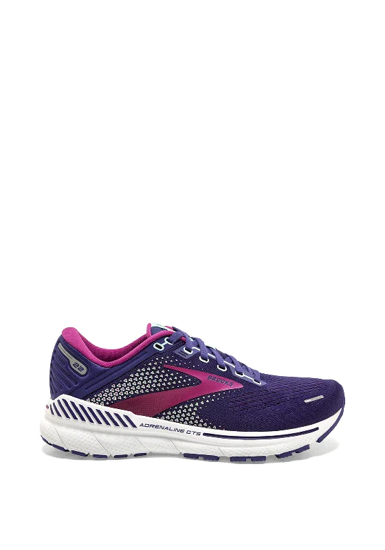 Brooks Ladies Adrenaline GTS 22 Running Shoe, Purple