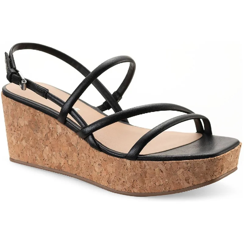 Sun + Stone Womens Bella Padded Insole Wedge Sandals