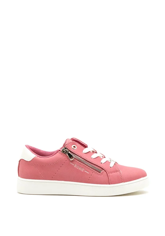 Tommy Bowe Womens Spences Zip Trainers, Pink