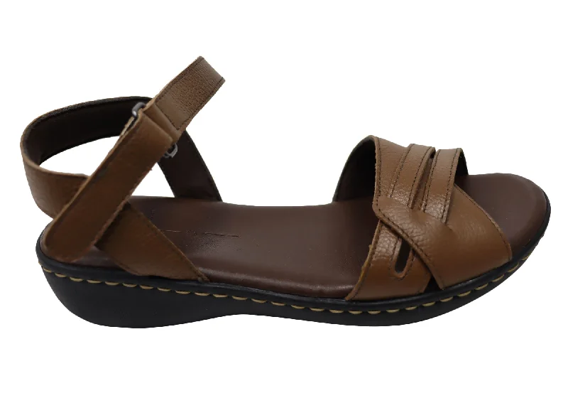 Via Paula Angela Womens Brazilian Comfortable Leather Sandals