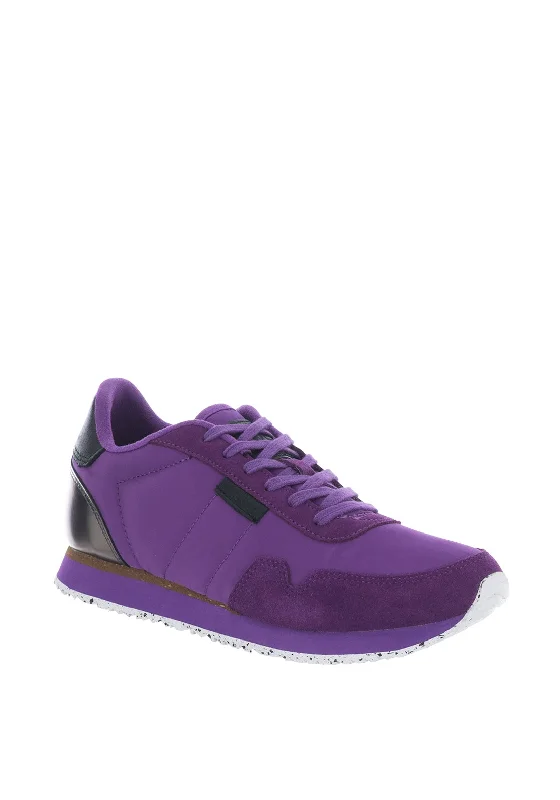 Woden Nora II Suede Trainers, Purple