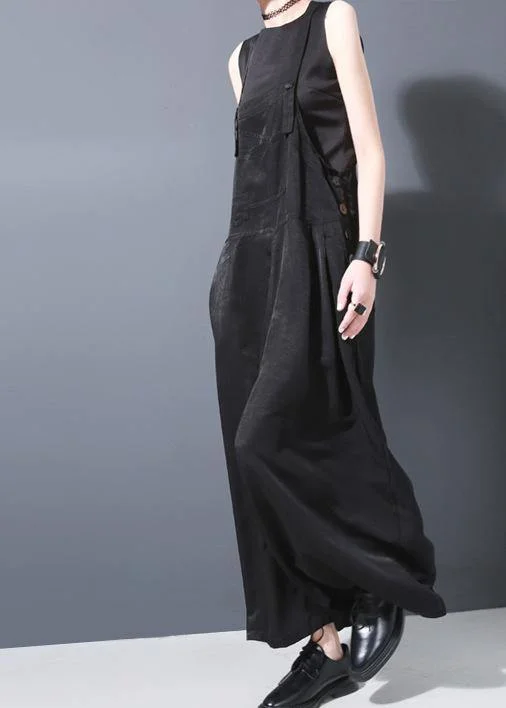 2024 summer new strap wide leg pants